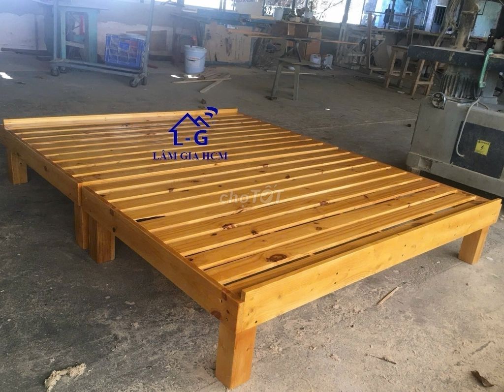 Pallet Cao Cấp_Giường Pallet_giường gỗ pallet