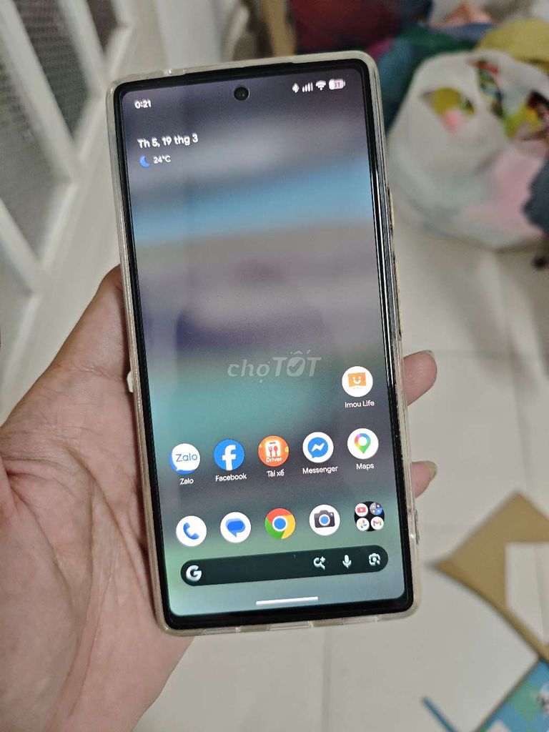 Google Pixel 6A 128GB Xanh nhạt. Mua bán Điện thoại tại Thành phố Bến Tre Bến Tre được đăng bởi MQ Shop hình 1