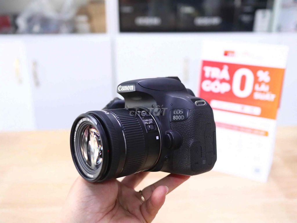 Bán canon 800D + lens 18-55stm Body,lens đẹp