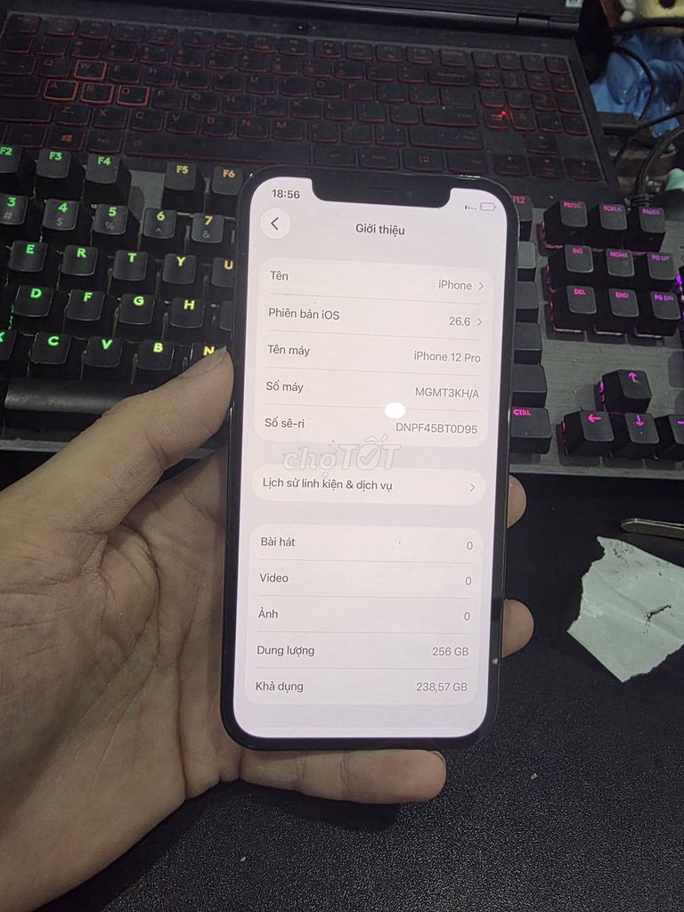 Apple iPhone 12 Pro 256GB Xanh. Mua bán Điện thoại tại Quận Cầu Giấy Hà Nội được đăng bởi Hội Đồ Điện Tử hình 1