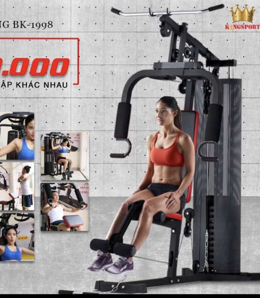 Giàn tạ đa năng KINGSPORT BK-1998 Đen. Mua bán Đồ thể thao, Dã ngoại tại Quận Bình Tân Tp Hồ Chí Minh được đăng bởi Quý anh hình 1