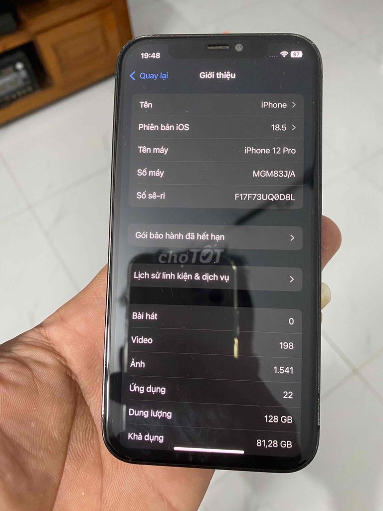 Apple iPhone 12 Pro 128GB Xanh. Mua bán Điện thoại tại Huyện Hòa Vang Đà Nẵng được đăng bởi bi anh hình 1