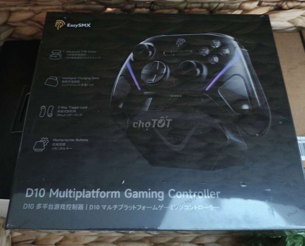 Bộ điều khiển chơi game EasySMX D10 Đen. Mua bán Thiết bị chơi game tại Quận Tân Bình Tp Hồ Chí Minh được đăng bởi Nguyễn Thanh Phúc hình 1