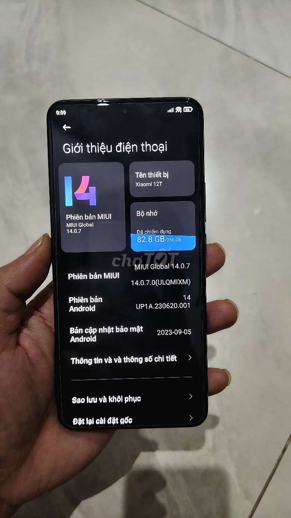 Lên đời cần bán Xiaomi 12T quốc tế 256GB. Mua bán Điện thoại tại Huyện Long Thành Đồng Nai được đăng bởi boss hình 1
