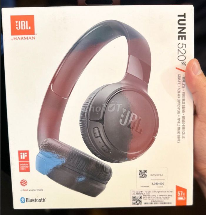 Tai nghe JBL Tune 520BT Đen. Mua bán Tivi, Âm thanh tại Quận Cầu Giấy Hà Nội được đăng bởi Thanh Huyền hình 1