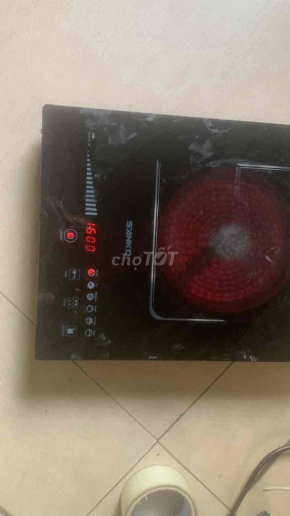 Bếp hồng ngoại Sanko Đen. Mua bán Bếp, lò, đồ điện nhà bếp tại Thành phố Biên Hòa Đồng Nai được đăng bởi Điện Tử Khởi Bùi hình 1