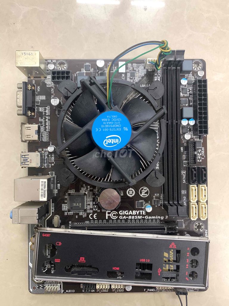 combo main Gigabyte B85M-Gaming 3 & chip e3-1231v3. Mua bán Linh kiện (RAM, Card...) tại Quận Tân Phú Tp Hồ Chí Minh được đăng bởi Nguyễn Phong hình 1