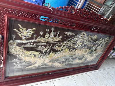 Bức tranh gỗ cẩn xà cừ. Mua bán Cây cảnh, đồ trang trí tại Quận Tân Phú Tp Hồ Chí Minh được đăng bởi Định