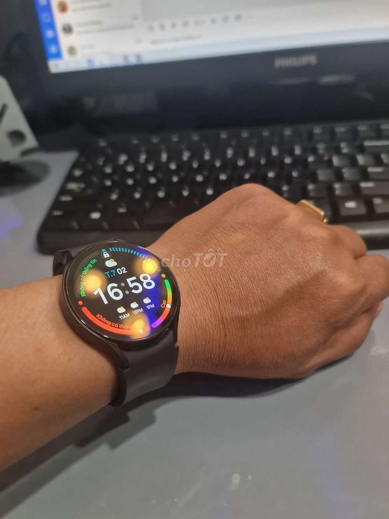 Samsung Watch 6 Đen. Mua bán Thiết bị đeo thông minh tại Quận Tân Bình Tp Hồ Chí Minh được đăng bởi Mr Tien hình 1