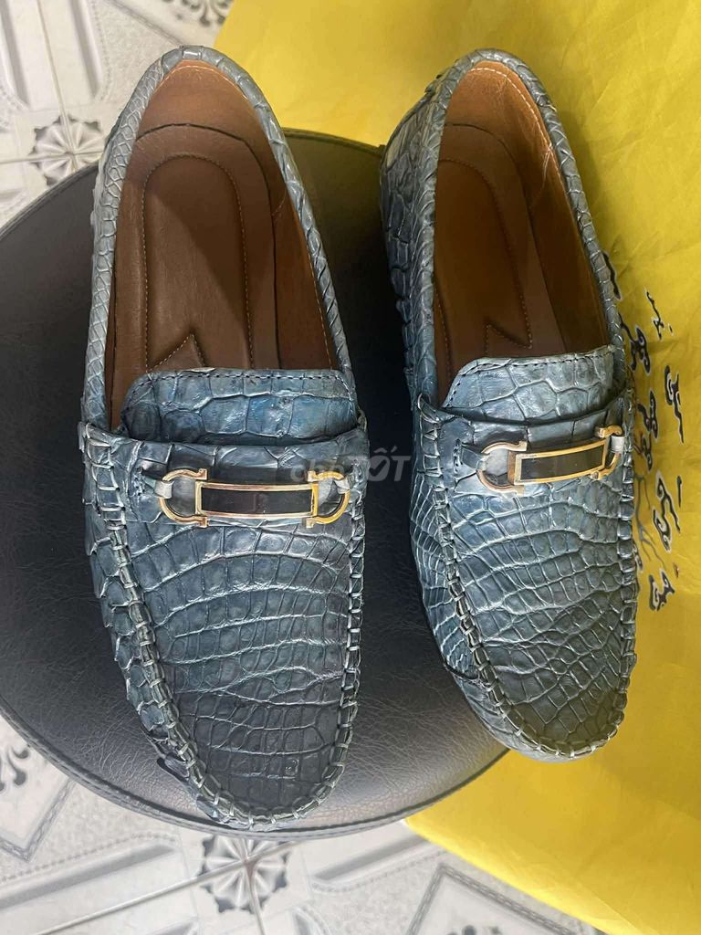 Giày lười nam da cá sấu size 41. Mua bán Giày dép tại Thành phố Vũng Tàu Bà Rịa - Vũng Tàu được đăng bởi quoc Toan hình 1