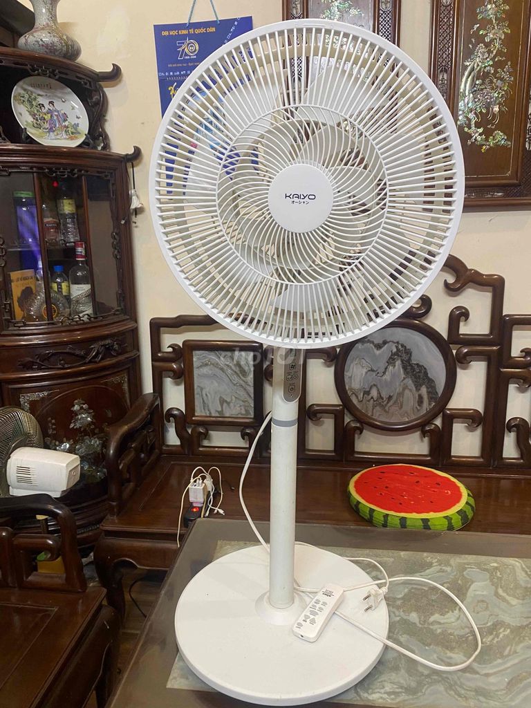 Quạt lửng Kaiyo Trắng 7 cánh điều khiển. Mua bán Quạt tại Quận Hai Bà Trưng Hà Nội được đăng bởi Sơn Ngô hình 1