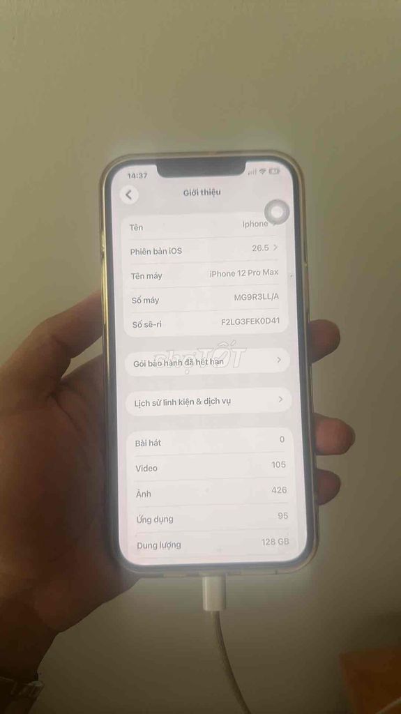 Apple iPhone 12 Pro Max 128GB Vàng Gold. Mua bán Điện thoại tại Huyện Đăk Đoa Gia Lai được đăng bởi Trần Quang Sơn hình 1
