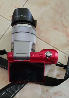 Máy ảnh sony nex 3  màu đỏ