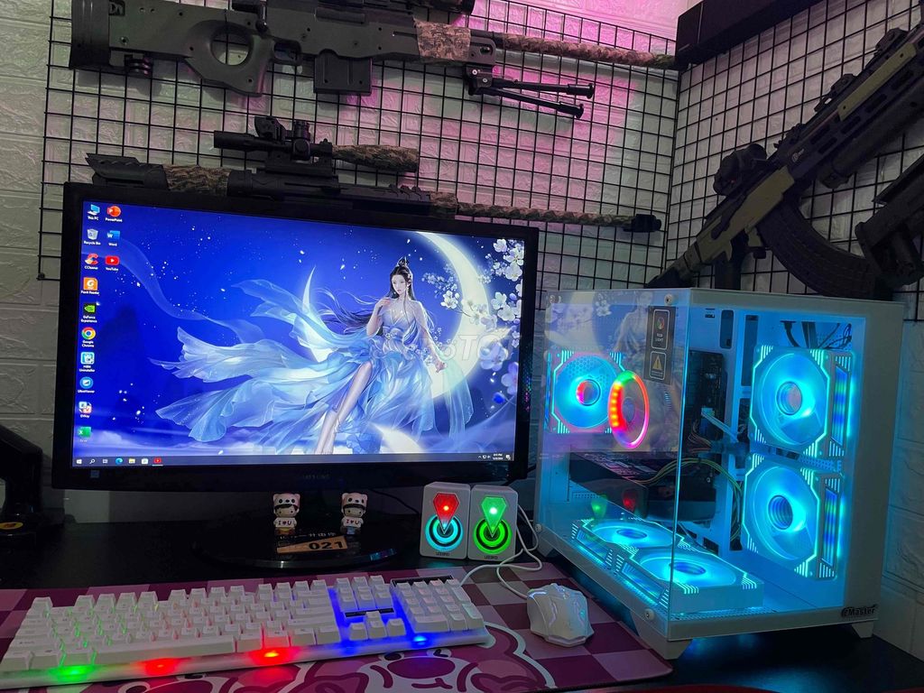 Full bộ gaming màn 27" chiến game