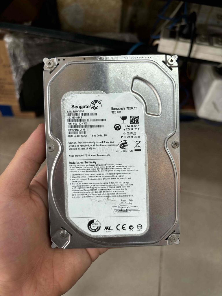 ✅Ổ cứng máy bàn HDD 320Gb Seagate sk tốt