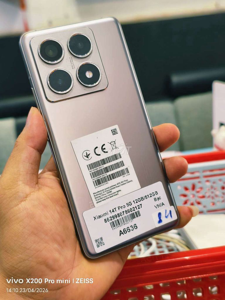Xiaomi 14T Pro 512GB zin đẹp keng. Mua bán Điện thoại tại Quận Tân Bình Tp Hồ Chí Minh được đăng bởi Táo Bán Lổ hình 1
