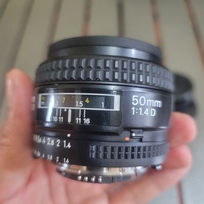 Lens Nikon 50mm f1.4D