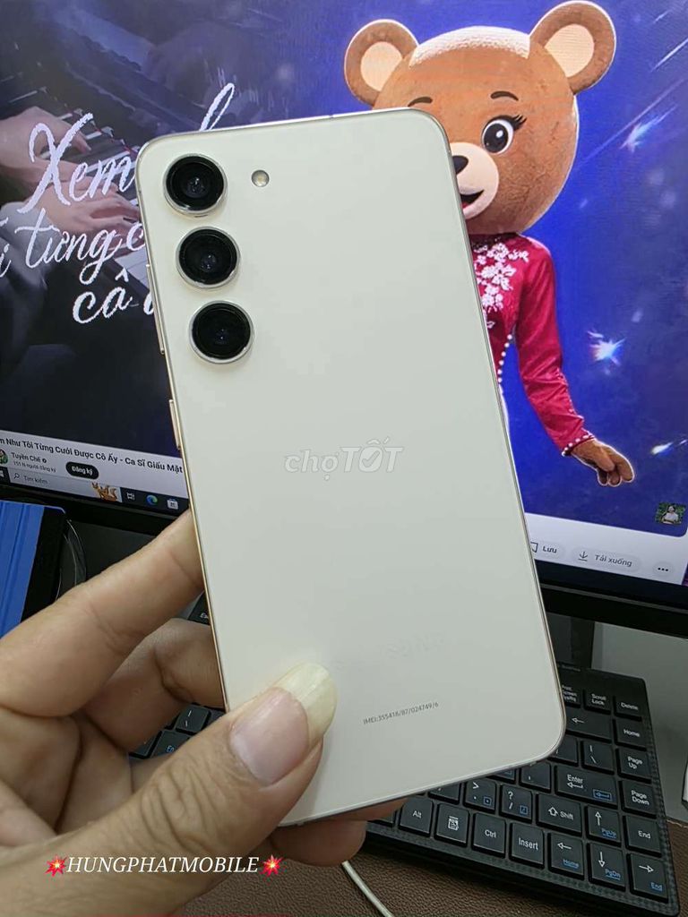 S23-5G BẢN CTY SSVN 2 SIM VẬT LÝ ZIN ĐẸP 99%💥. Mua bán Điện thoại tại Quận Đống Đa Hà Nội được đăng bởi HƯNG PHÁT Mobile hình 1