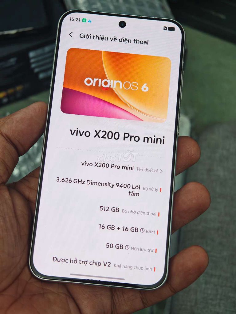 Vivo X200 Pro mini 16/512 máy zin, pin thực 100. Mua bán Điện thoại tại Quận 10 Tp Hồ Chí Minh được đăng bởi Sky Nguyen hình 1