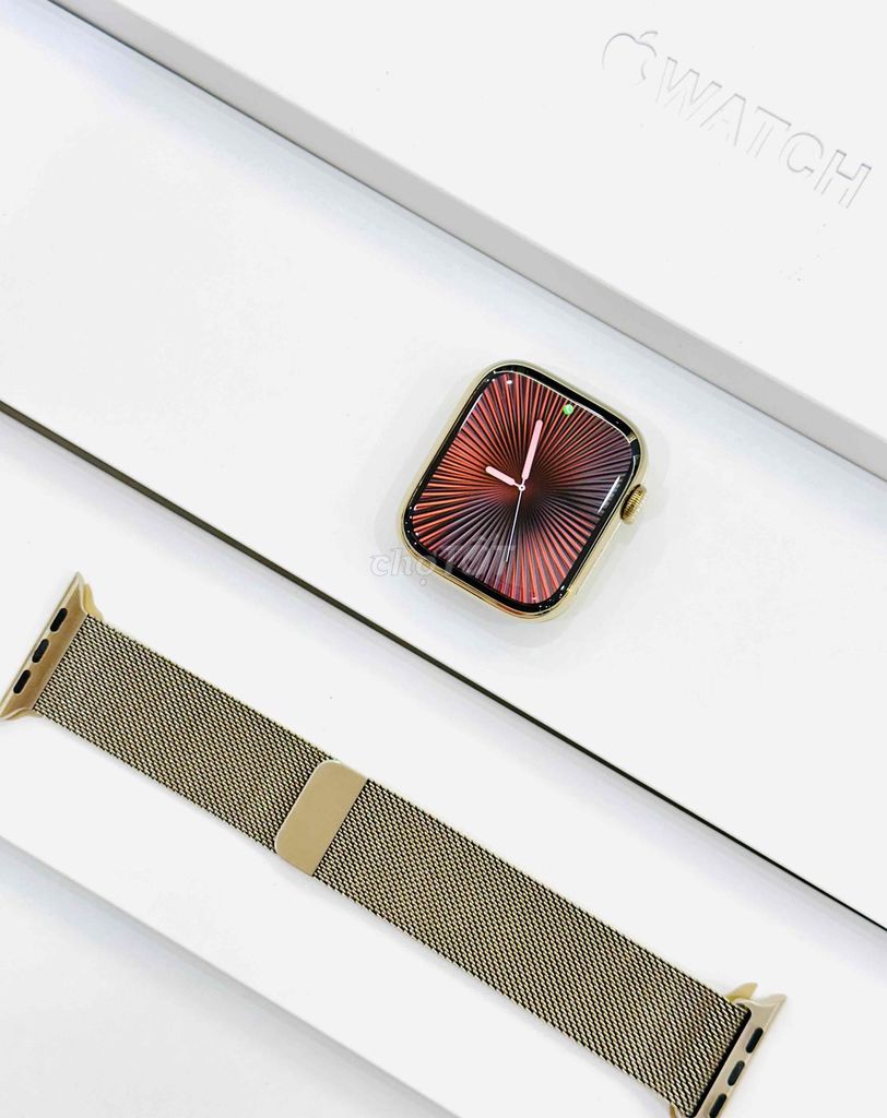 APPLE WATCH S8 45MM THÉP GOLD ADD ESIM