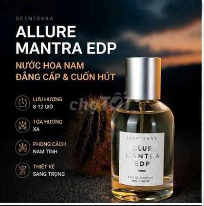 Nước hoa SCENTERRA ALLURE MANTRA EDP Nam 50ml. Mua bán Nước hoa tại Thành phố Thủ Dầu Một Bình Dương được đăng bởi Nguyễn Ngọc Ánh hình 1