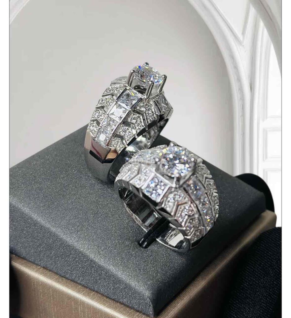 Nhẫn nam Bạc 925 xi bạch kim. Mua bán Phụ kiện thời trang khác tại Quận Tân Phú Tp Hồ Chí Minh được đăng bởi Thành Phước hình 1