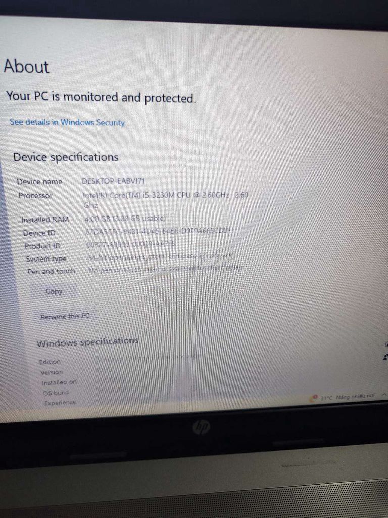 HP i5-3230M 4GB/120GB Xám. Mua bán Laptop tại Thành phố Châu Đốc An Giang được đăng bởi Cứ Từ Từ hình 1