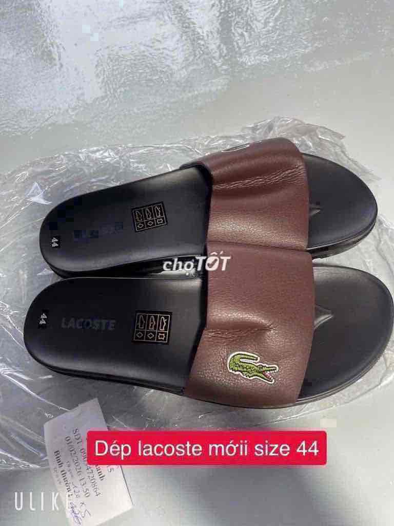 Dép Lacoste Nam size 43 Nâu. Mua bán Giày dép tại Quận 12 Tp Hồ Chí Minh được đăng bởi HT 86 hình 1