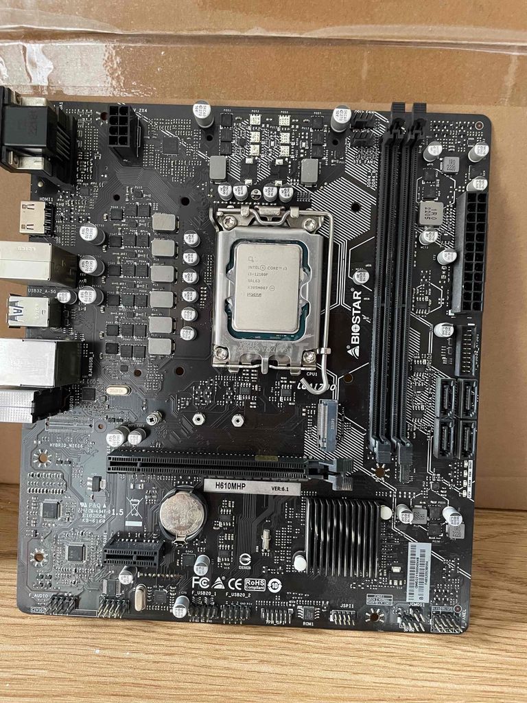 Combo Main H610MHP CPU I3 12100f. Mua bán Linh kiện (RAM, Card...) tại Quận Hà Đông Hà Nội được đăng bởi Uproad Gaming Store hình 1