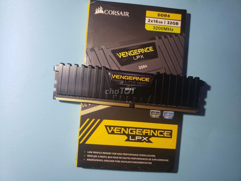 RAM Corsair Vengeance LPX DDR4 16GB 3200MHz Đen. Mua bán Linh kiện (RAM, Card...) tại Quận Bình Tân Tp Hồ Chí Minh được đăng bởi Lê Sơn hình 1