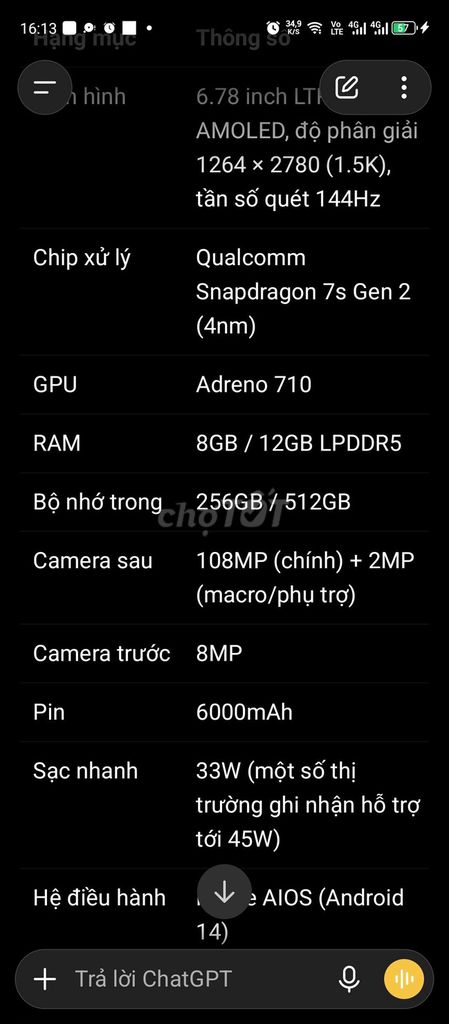 Meizu Lucky 08 12GB 256GB 6.78 inch. Mua bán Điện thoại tại Quận Hồng Bàng Hải Phòng được đăng bởi Bikkhu  hình 1