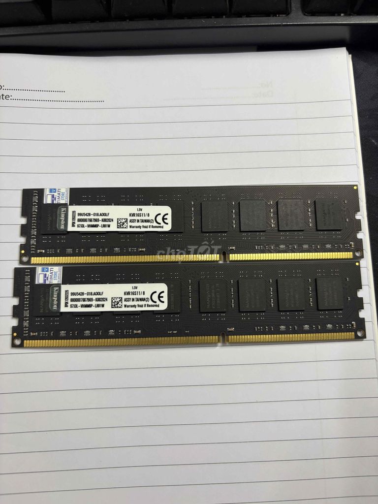 RAM Kingston Fury 8GB DDR3 1600MHz Đã sử dụng. Mua bán Linh kiện (RAM, Card...) tại Quận Nam Từ Liêm Hà Nội được đăng bởi Giáp Nguyễn hình 1