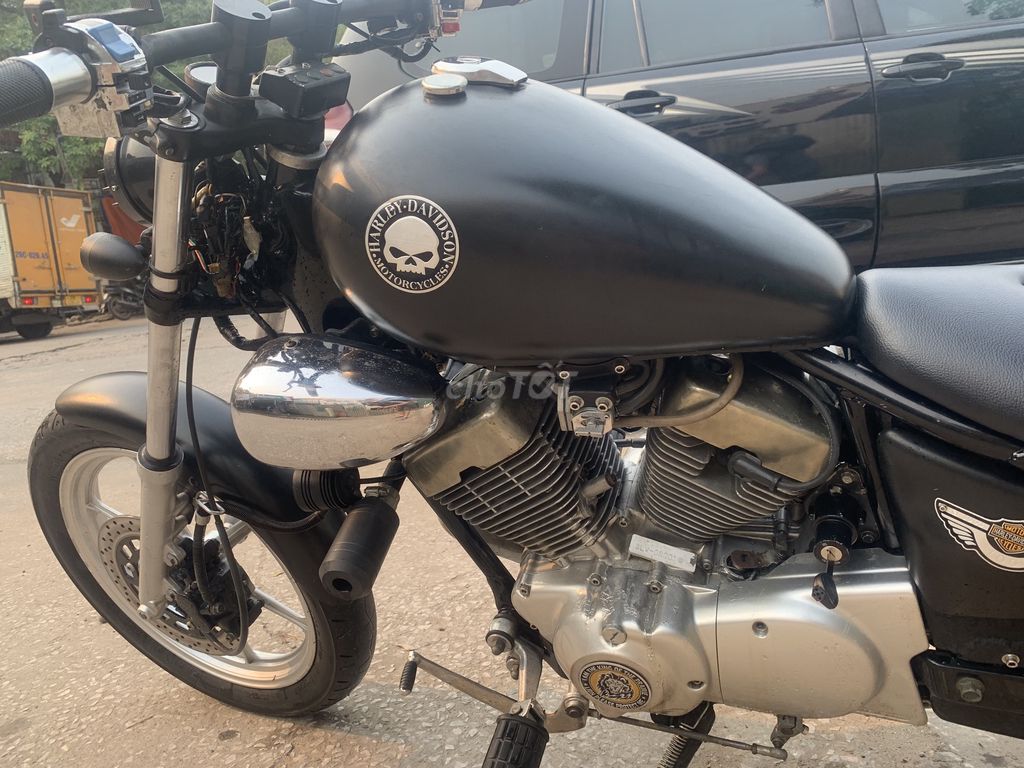Yamaha Virago 250 zin chất sưu tầm. Mua bán Xe máy tại Quận Thanh Xuân Hà Nội được đăng bởi Mr Blue hình 2