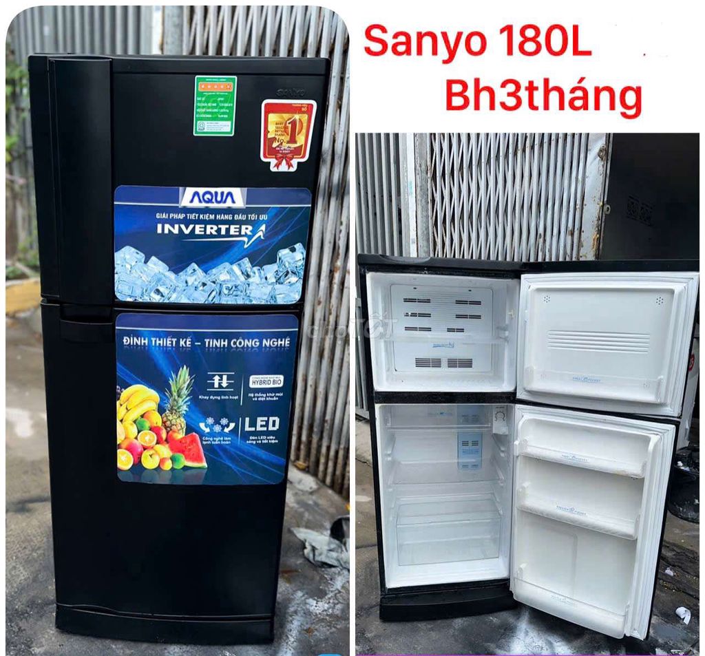 Tủ lạnh Sanyo 174 lít bao ship