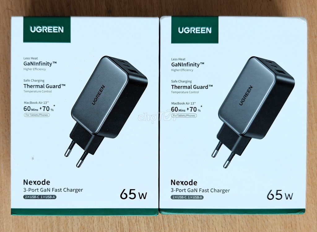 Củ sạc Ugreen 65W. Mua bán Phụ kiện (Màn hình, Chuột...) tại Quận Ngô Quyền Hải Phòng được đăng bởi Luận hình 1
