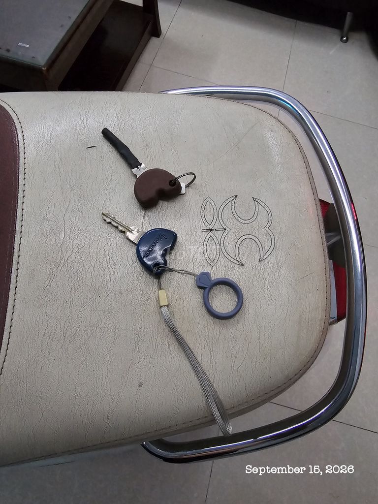 Vespa LX 125ie, белая, отличительная версия с яблоками