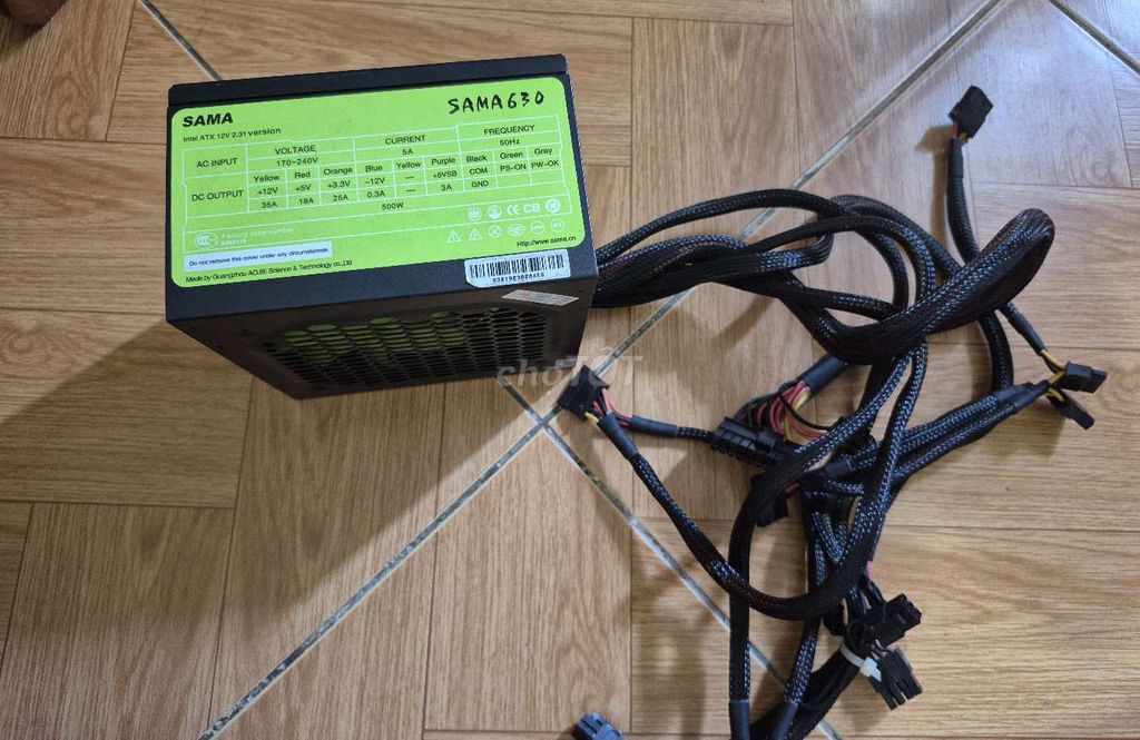 Nguồn máy tính SAMA SAMA630 500W Đen. Mua bán Linh kiện (RAM, Card...) tại Quận Cầu Giấy Hà Nội được đăng bởi Rain hình 1