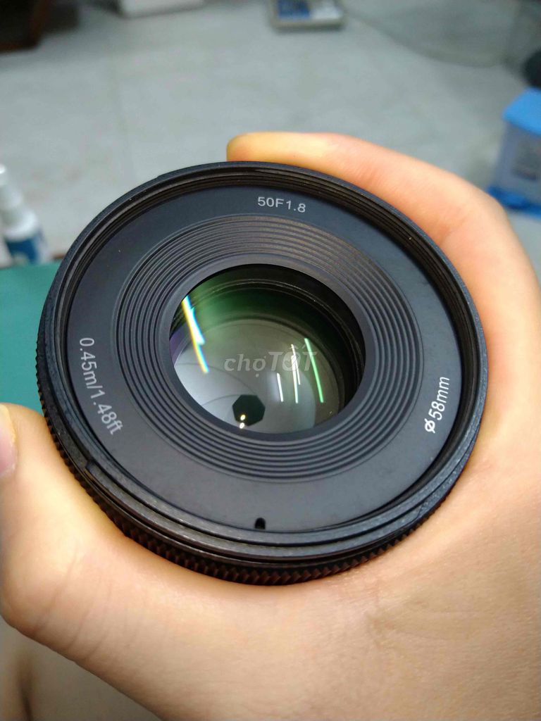 Ống kính lens Yongnuo 50mm F1.8 DA ngàm E Sony. Mua bán Máy ảnh, Máy quay tại Quận Long Biên Hà Nội được đăng bởi khanh nguyen hình 1