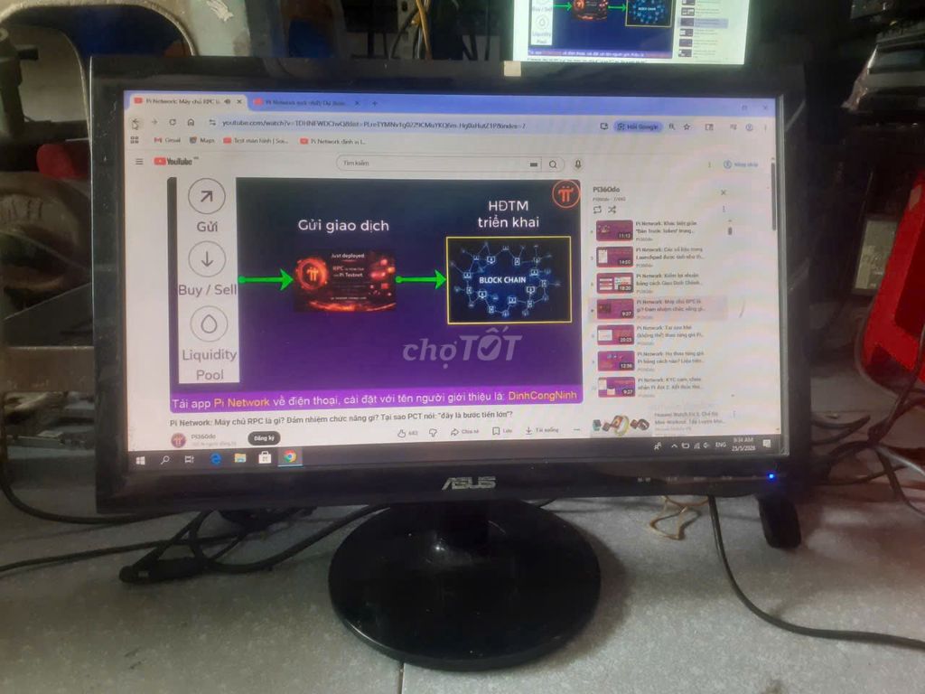 màn hình Asu 19in ok+ mua đổi lin kiện pc lapto hư. Mua bán Phụ kiện (Màn hình, Chuột...) tại Huyện Hóc Môn Tp Hồ Chí Minh được đăng bởi thanh hình 1