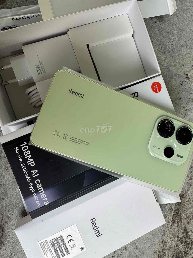 Xiaomi Redmi Note 14 8/128G Fullbox đẹp keng. Mua bán Điện thoại tại Thị xã Giá Rai Bạc Liêu được đăng bởi Tuấn  hình 1