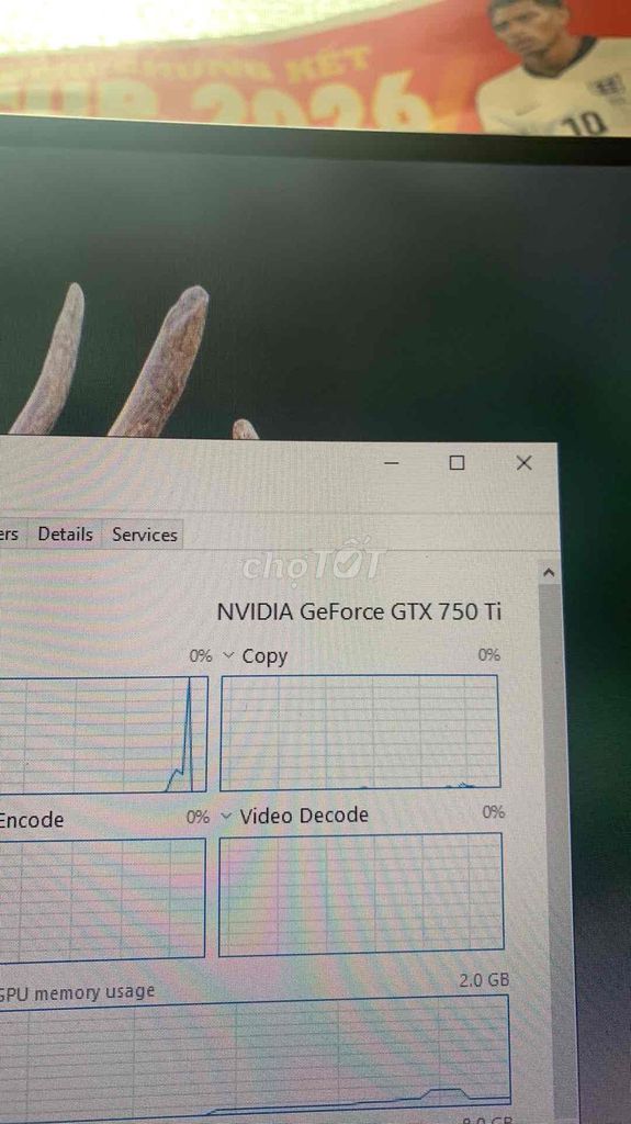 Card đồ họa NVIDIA GeForce GTX 750 Ti 2GB. Mua bán Linh kiện (RAM, Card...) tại Thành phố Pleiku Gia Lai được đăng bởi Vinh Thuan hình 1