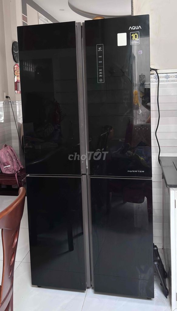 Tủ lạnh Aqua 4 cánh Inverter màu Đen. Mua bán Tủ lạnh tại Quận 8 Tp Hồ Chí Minh được đăng bởi Trúc hình 1