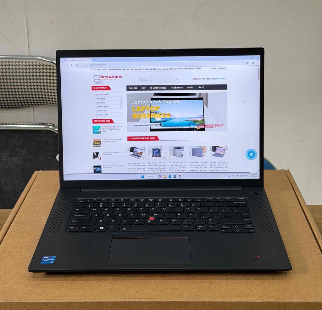 Thinkpad P1 gen 4 i7-11850H/32GB/512/T1200 4G, 2K. Mua bán Laptop tại Quận 10 Tp Hồ Chí Minh được đăng bởi Laptop xách tay Mỹ hình 1