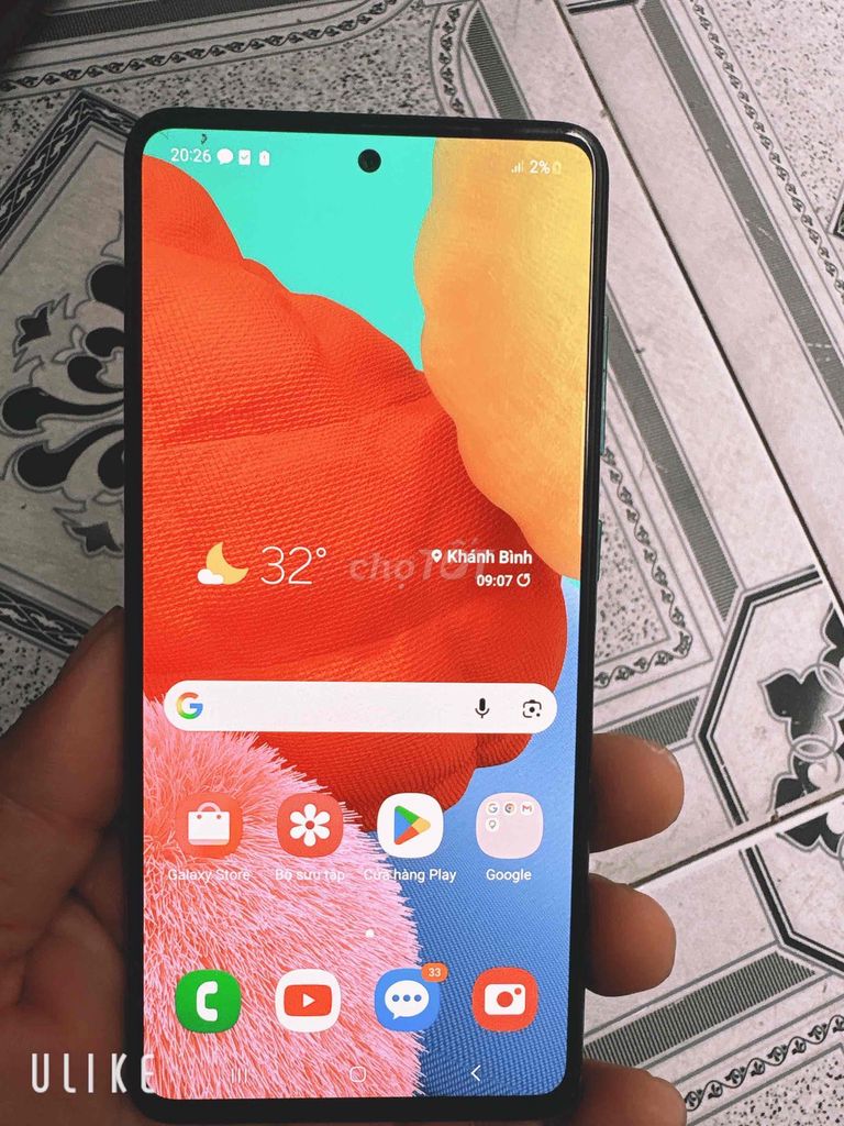 Samsung Galaxy A51 128GB Xanh ngọc. Mua bán Điện thoại tại Thành phố Thuận An Bình Dương được đăng bởi dt thanh ly hình 1
