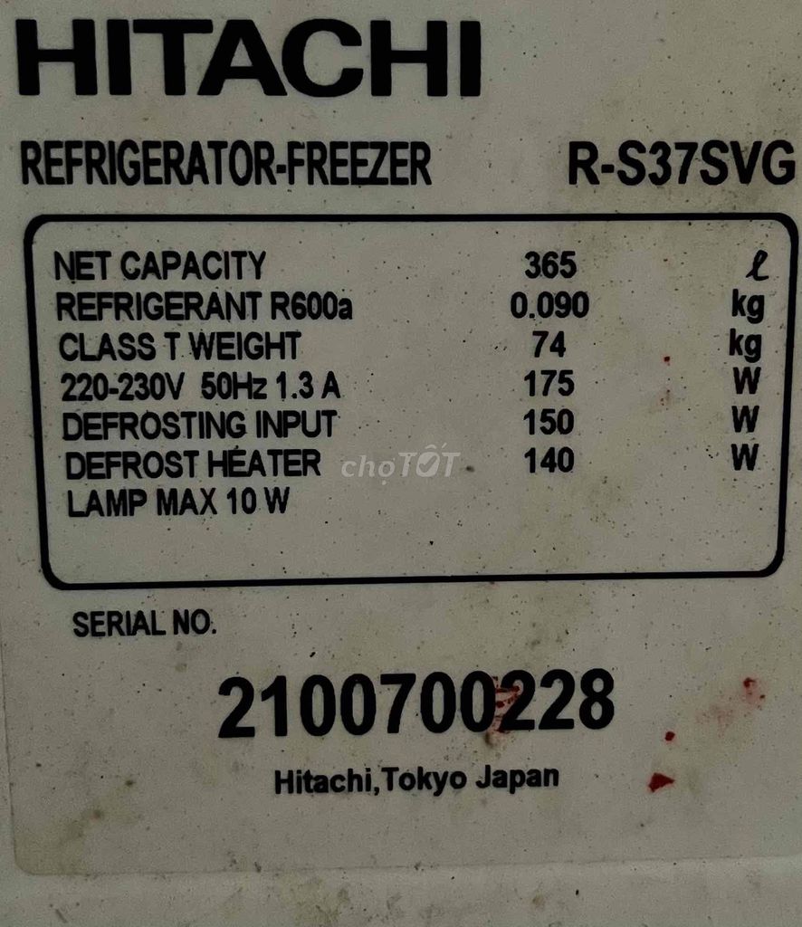 Tủ lạnh Hitachi Solfege 3 cửa Bạc. Mua bán Tủ lạnh tại Quận Hải Châu Đà Nẵng được đăng bởi Nguyễn Thị Thanh Hương hình 1