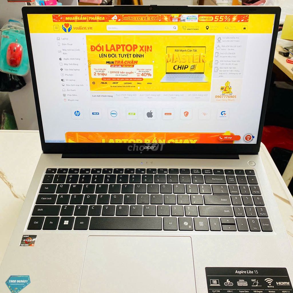 Acer Aspire Lite 15 AL15-42P(R5-7430U 16GB/512GB). Mua bán Laptop tại Quận Ninh Kiều Cần Thơ được đăng bởi Võ Diện hình 1
