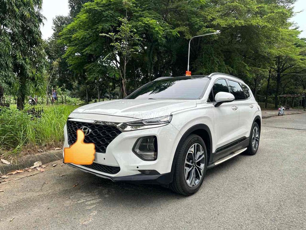 Hyundai Santafe, полная дизельная комплектация, 2020, белый