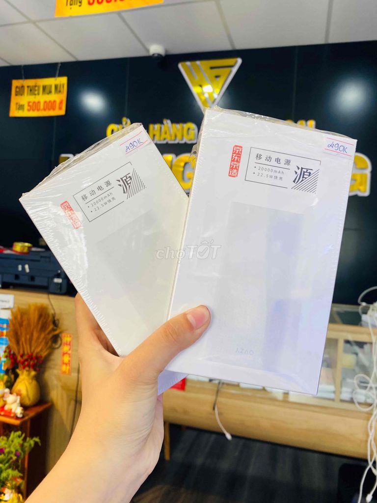 Sạc dự phòng 20000mAh chính hãng Xuất Nhật J.ZAO