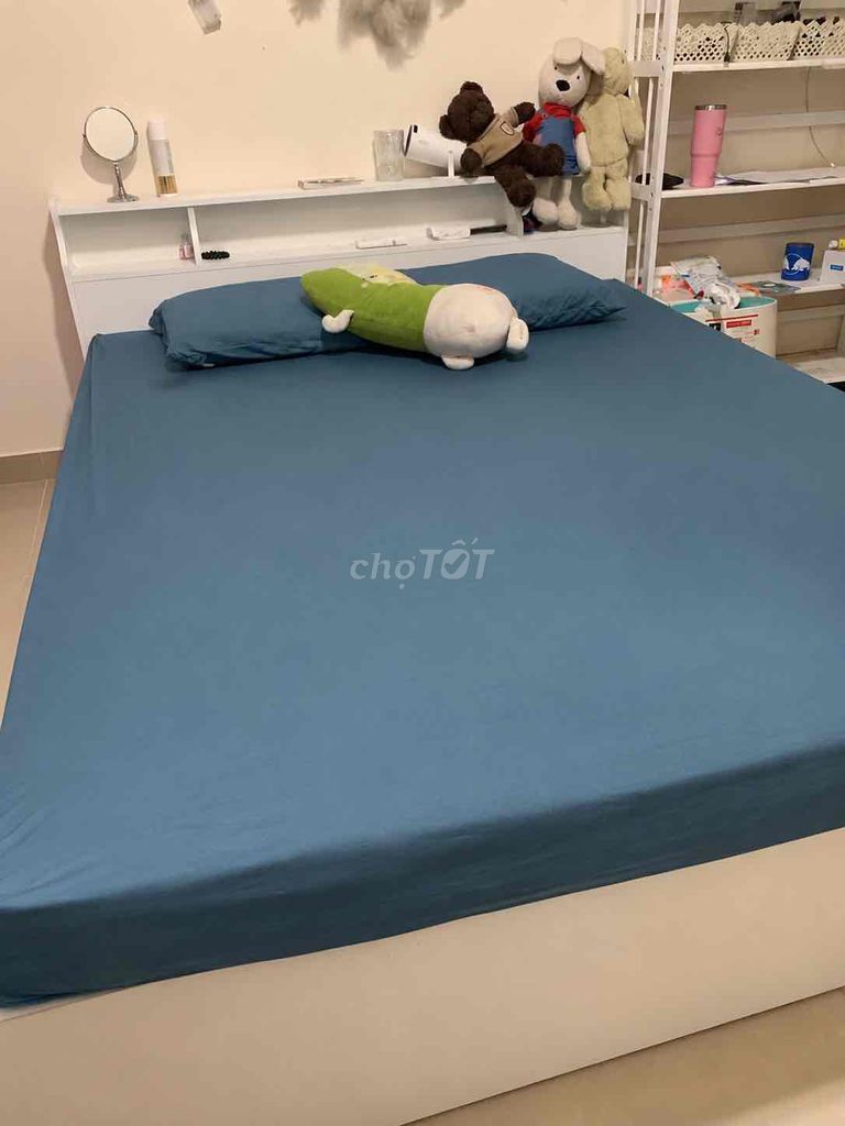Giường ngủ Gỗ MDF, Cao su non 1m6x2m. Mua bán Giường, chăn ga gối nệm tại Huyện Bình Chánh Tp Hồ Chí Minh được đăng bởi lâm hình 1