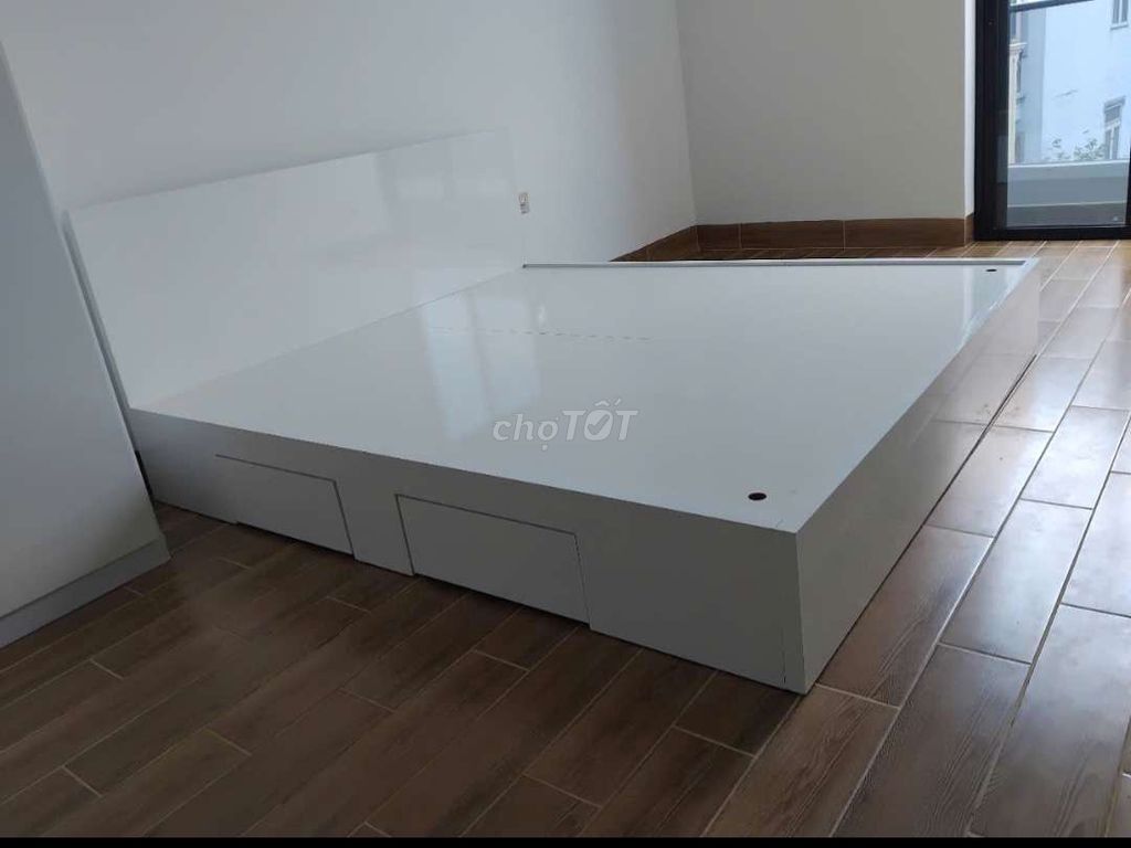 GIƯỜNG GỖ CÔNG NGHIỆP MDF 1M8 2M CÓ 2 HỘP KÉO . Mua bán Giường, chăn ga gối nệm tại Thị xã Bến Cát Bình Dương được đăng bởi Tủ nhựa đài loan hoàng quân hình 1